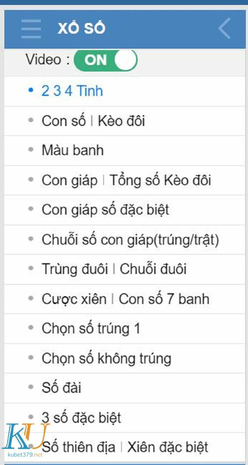 kubet xổ số