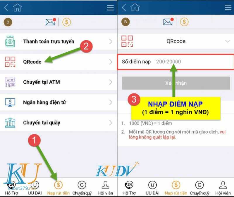kubet houng dan nap tien 3