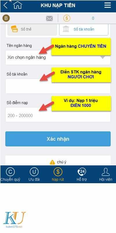 kubet hướng dẫn nạp tiền 6